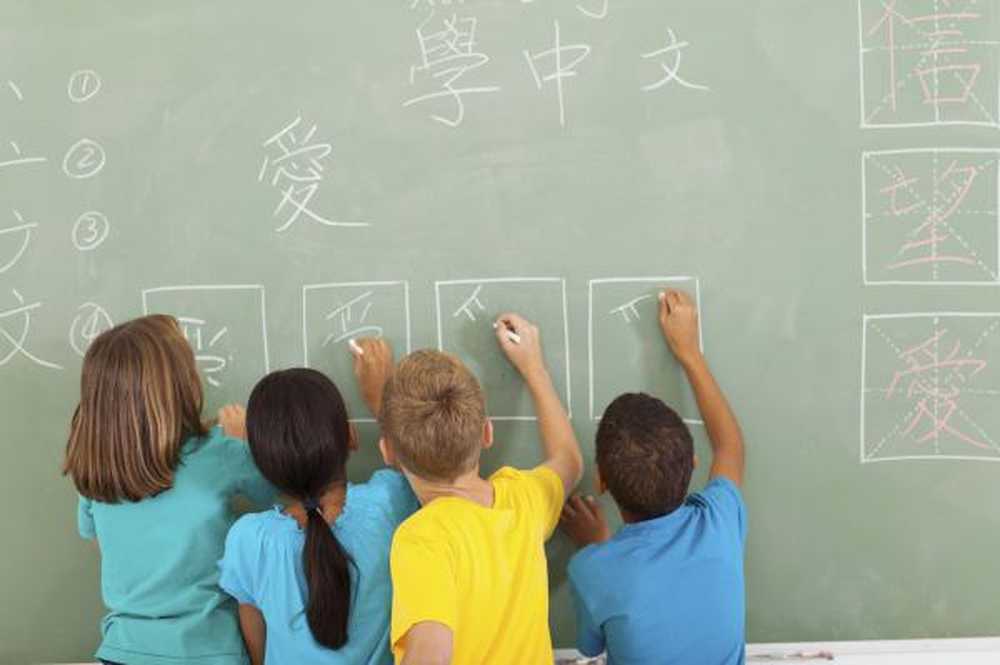 Children learning chinese. Παιδιά μαθαίνουν κινεζικά.